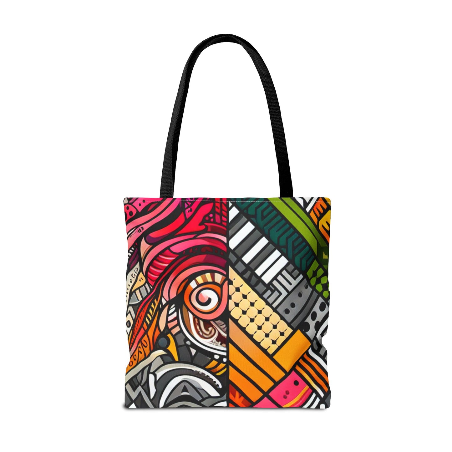 Custom Tote Bag - Stylish and Durable Design with Multiple Handle Colors