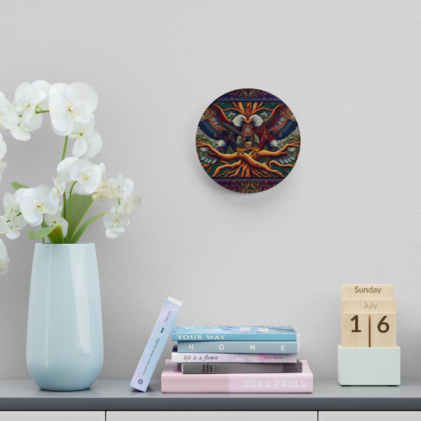 Guided Warriors Acrylic Wall Clock