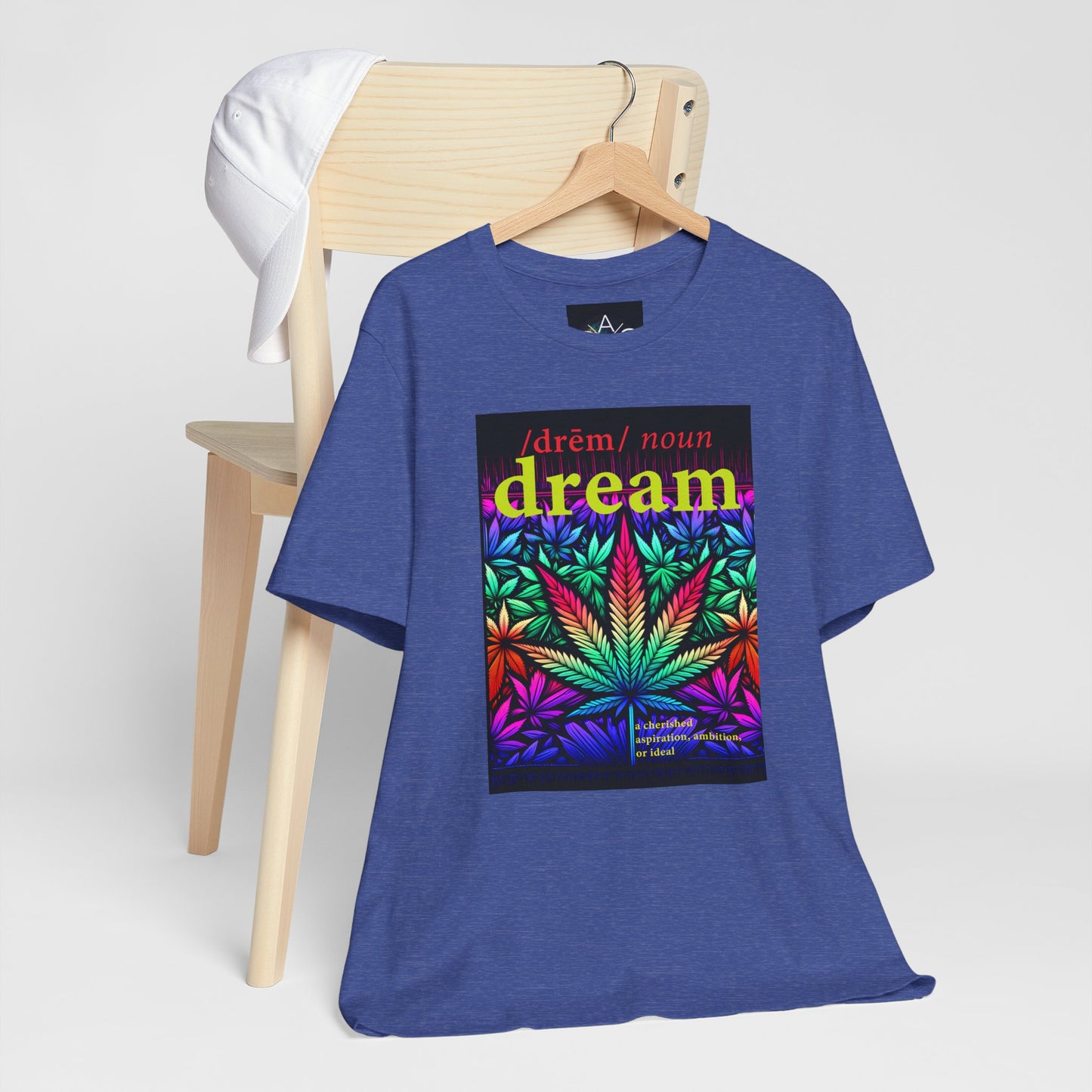 Dream Inspired Unisex Jersey Tee - Vibrant Cannabis Graphic T-Shirt