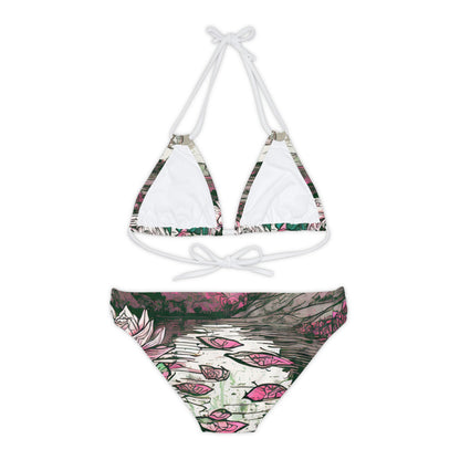 Strappy Bikini Set (AOP)