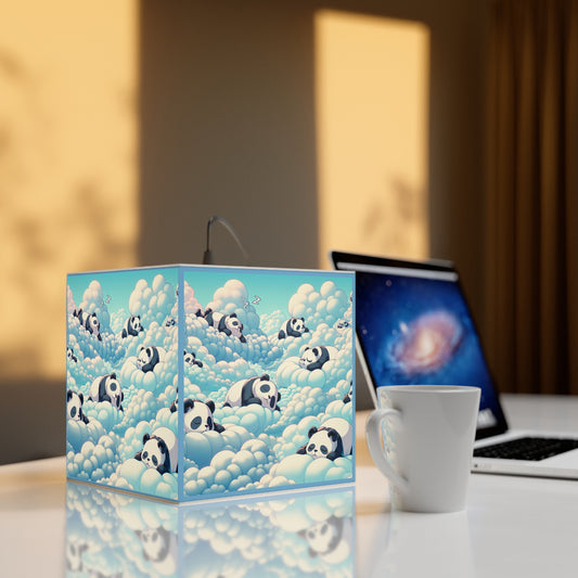 Sleepy Panda Light Cube Lamp