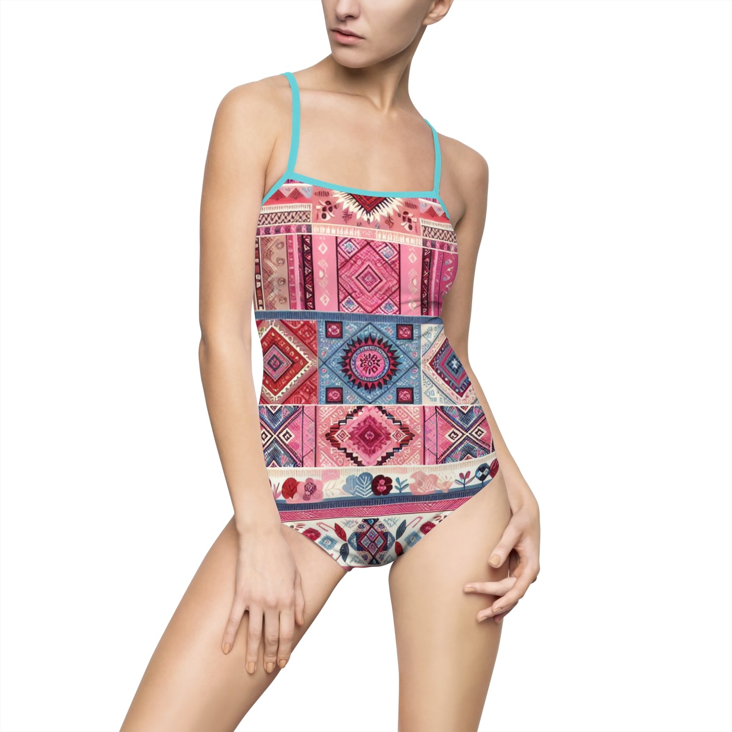 Bohemian Print Women's One-Piece Swimsuit - Perfect for Summer Fun!