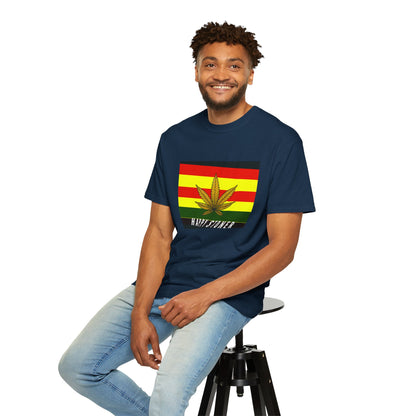 Happy Stoner Unisex Garment-Dyed T-shirt - Chill Vibes for Cannabis Enthusiasts