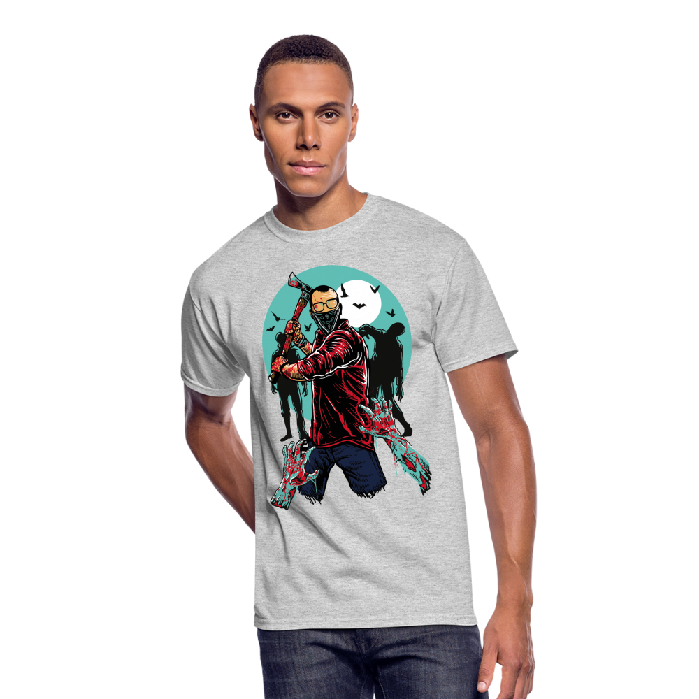 I Didn't Ask to be a Zombie Men’s 50/50 T-Shirt - heather gray