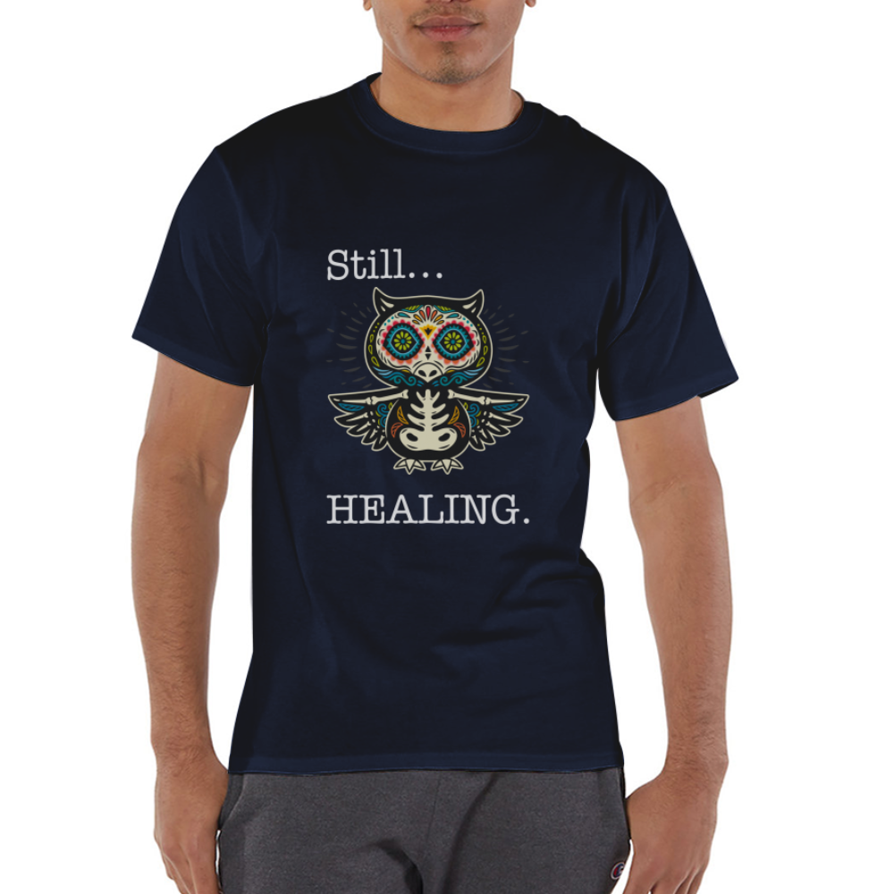 Still Healing Champion Unisex T-Shirt - navy