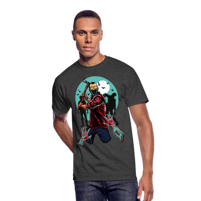 I Didn't Ask to be a Zombie Men’s 50/50 T-Shirt - heather black