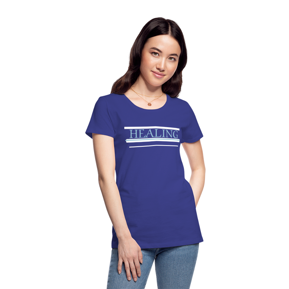 Healing Me Women’s Premium T-Shirt | Spreadshirt 813 - royal blue