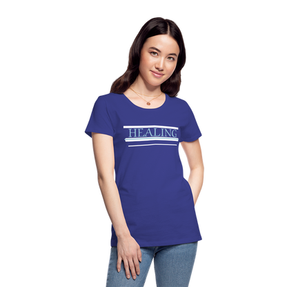 Healing Me Women’s Premium T-Shirt | Spreadshirt 813 - royal blue