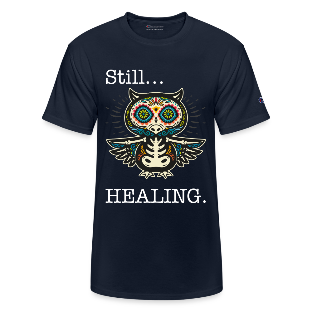 Still Healing Champion Unisex T-Shirt - navy