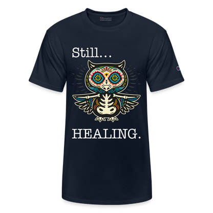 Still Healing Champion Unisex T-Shirt - navy