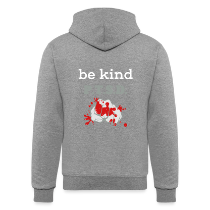 I Said Be KIND!!! Champion Unisex Powerblend Hoodie - heather gray