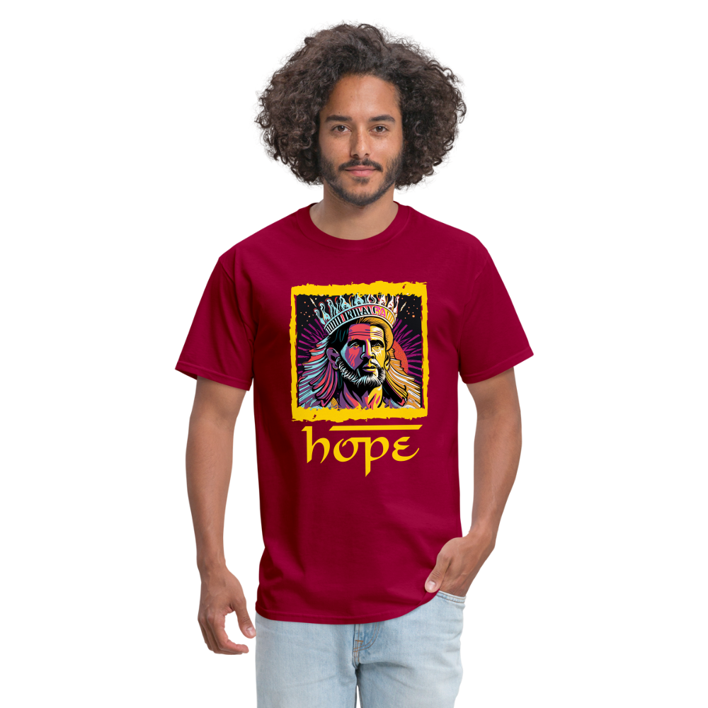 Hope Unisex Classic T-Shirt - dark red