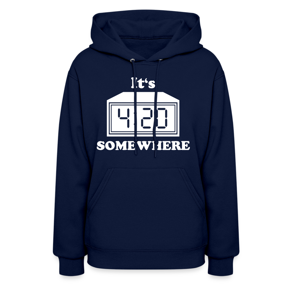 Well DUH! Women's Hoodie - navy