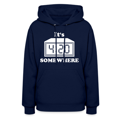 Well DUH! Women's Hoodie - navy