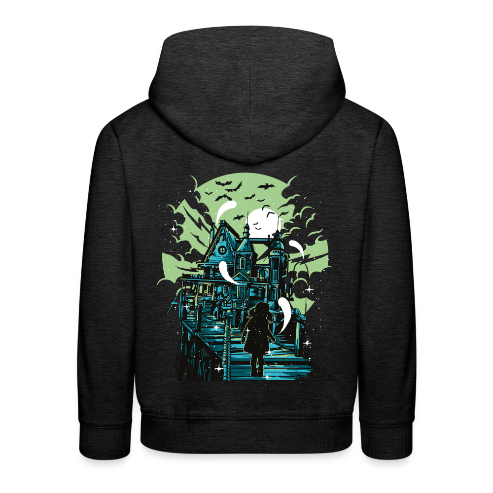 Scary Barry Kids‘ Premium Hoodie - charcoal grey