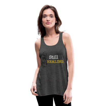 Women's Flowy Tank Top by Bella - deep heather