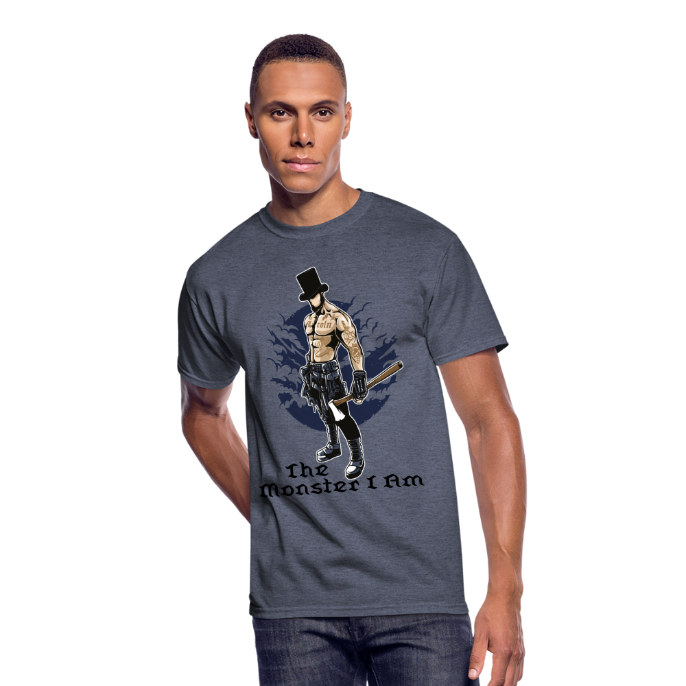 Judge my Monster Men’s 50/50 T-Shirt - navy heather
