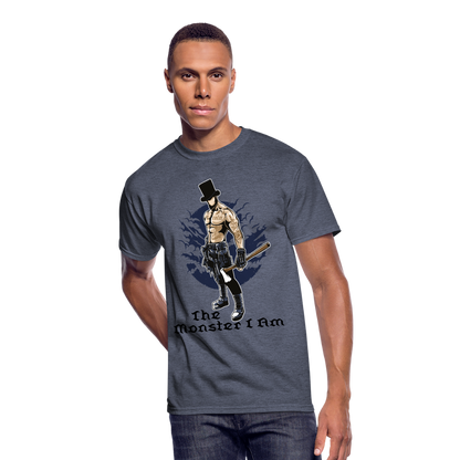 Judge my Monster Men’s 50/50 T-Shirt - navy heather