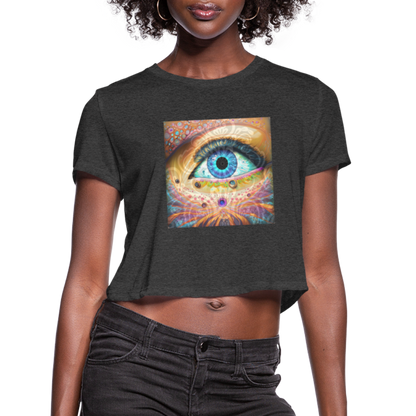 Relax with Women's Cropped T-Shirt - deep heather