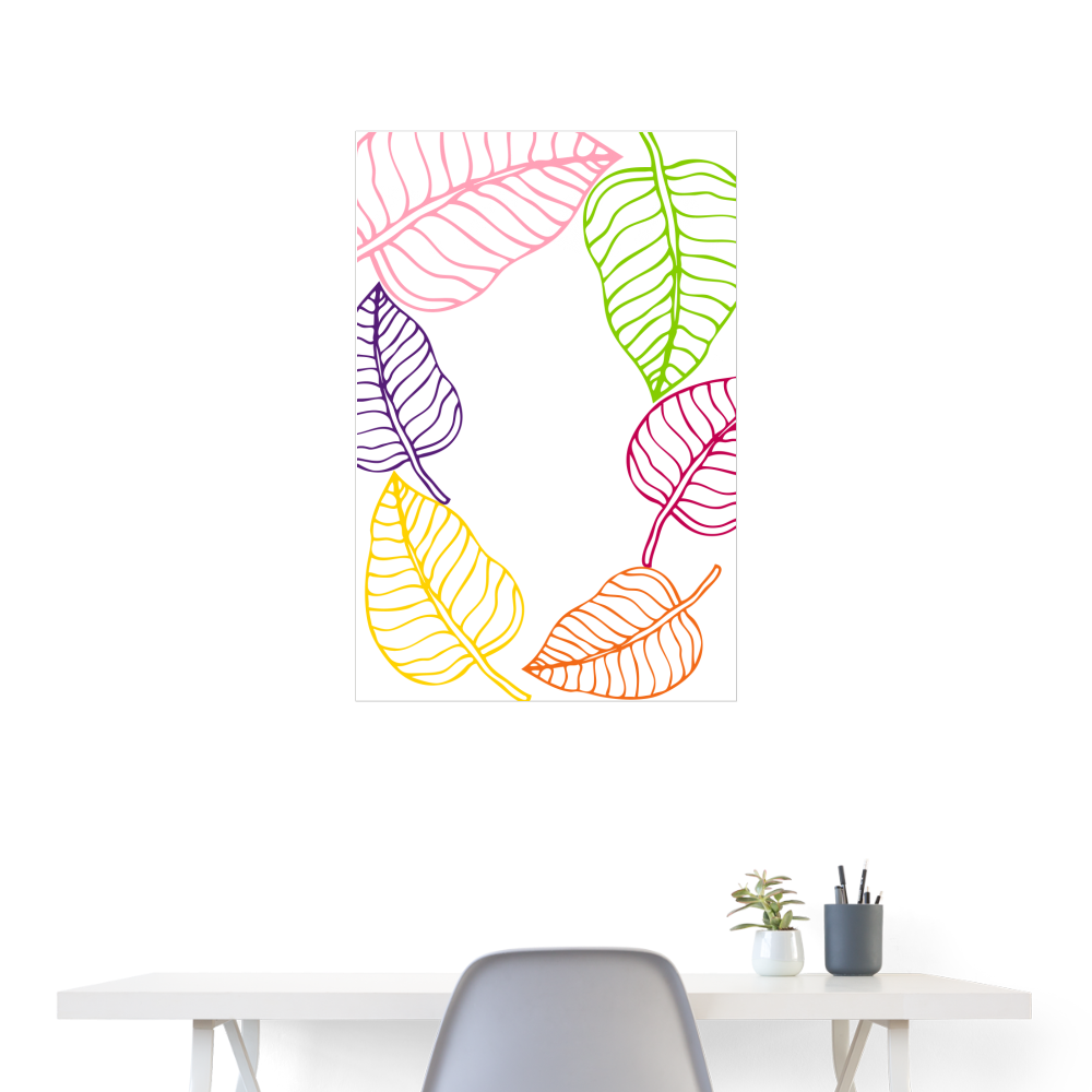 Sweet Leaf Anxiety Poster 24x36 - white