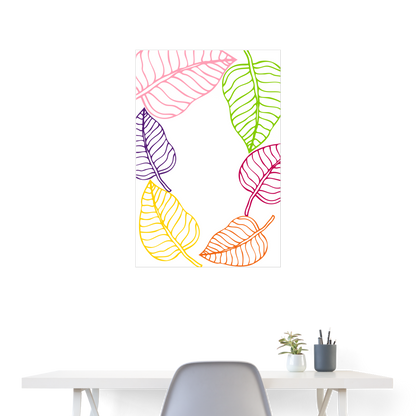 Sweet Leaf Anxiety Poster 24x36 - white