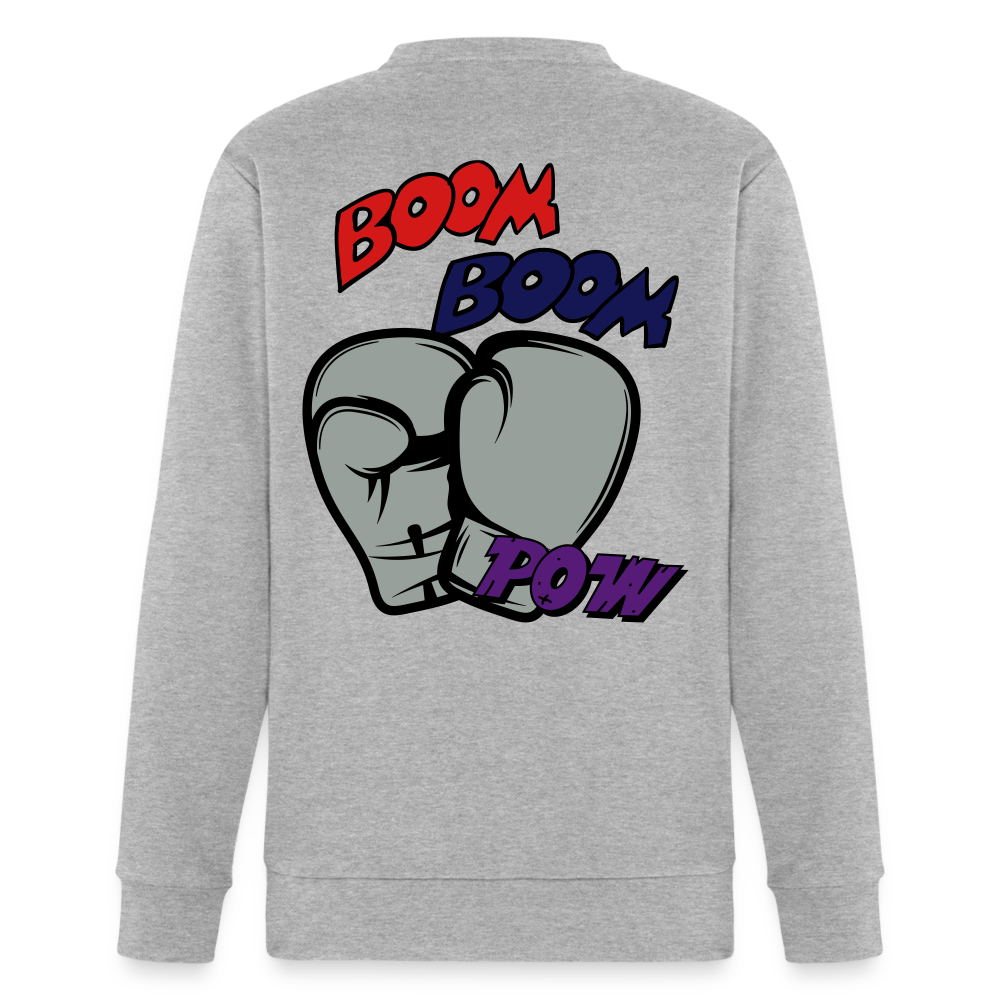 I Thought you said Boxing Adidas Unisex Fleece Crewneck Sweatshirt - heather gray