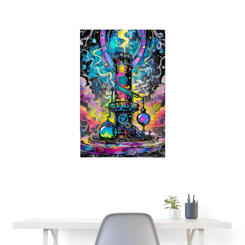 Meet me at 802 Center S.T. 24x36 poster - white