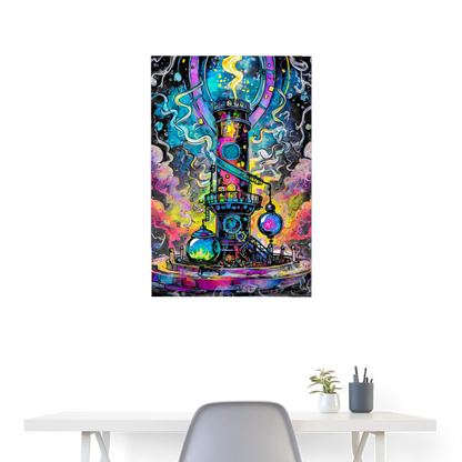 Meet me at 802 Center S.T. 24x36 poster - white