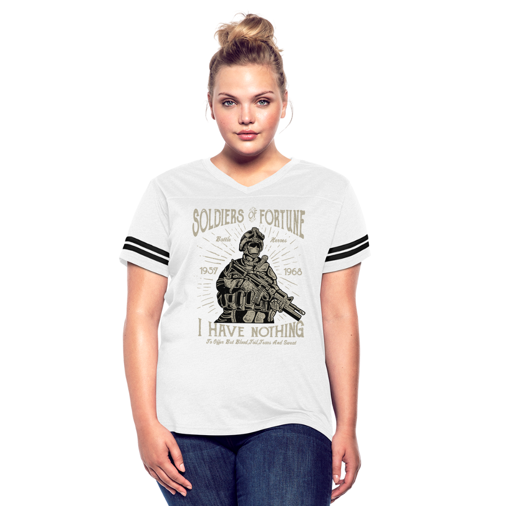 Hero Women's Cropped T-Shirt - white/black