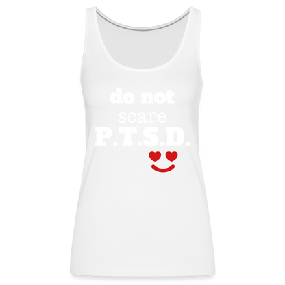 I Did Warn You Women’s Premium Tank Top - white