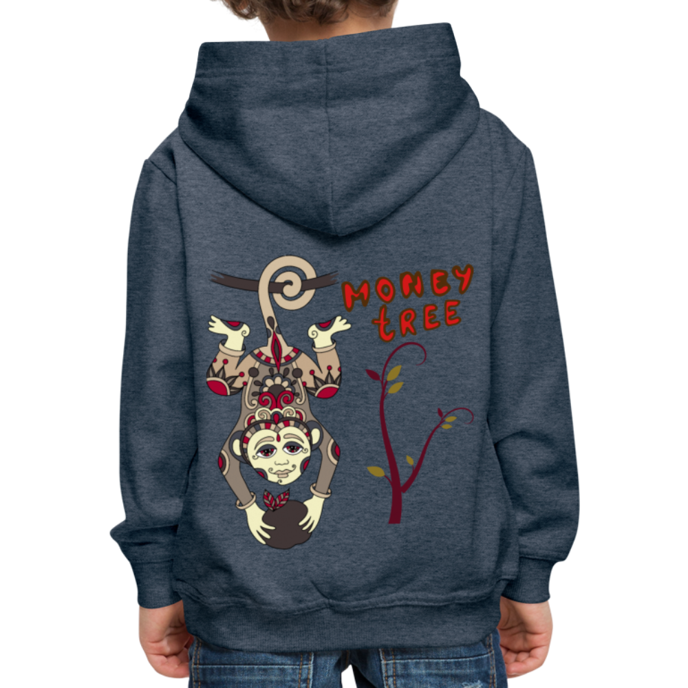 Kids‘ Premium Hoodie - heather denim