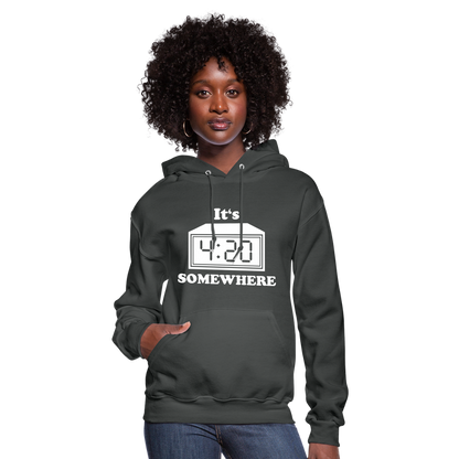 Well DUH! Women's Hoodie - asphalt