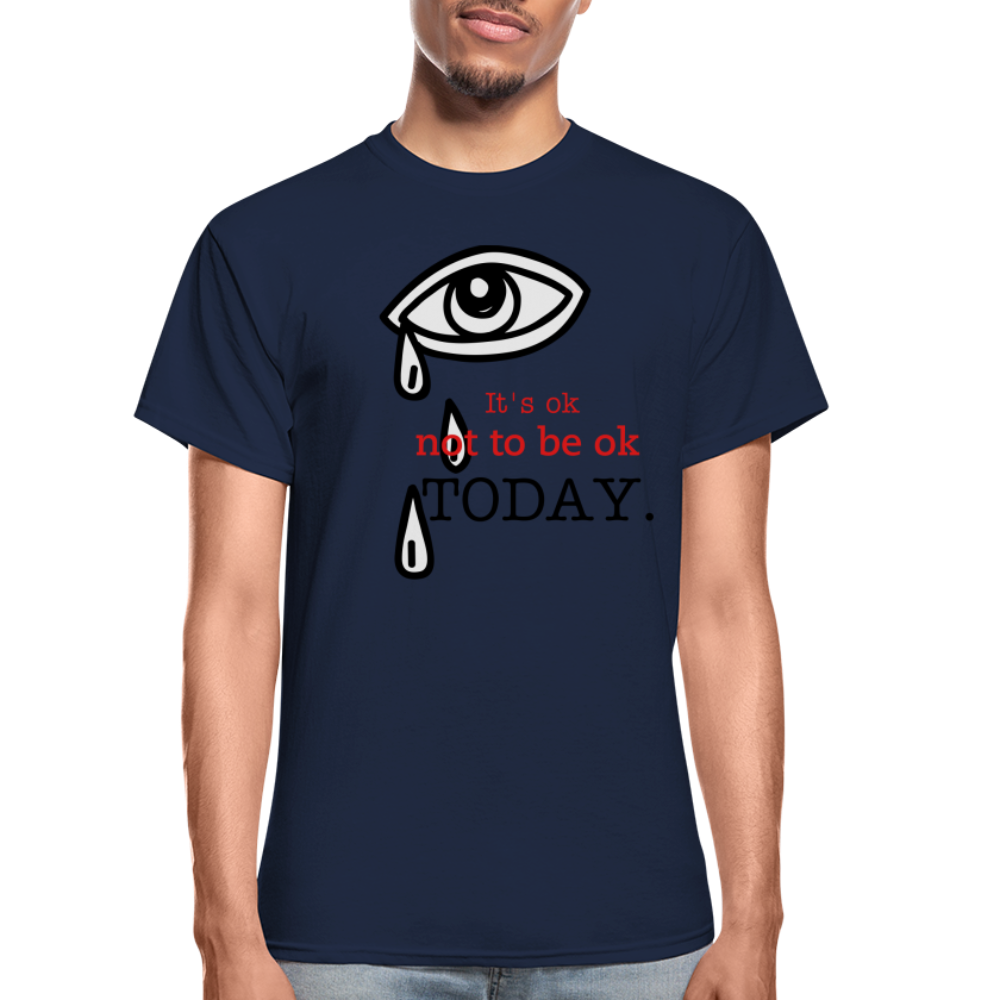 Tomorrow is Not to Far Gildan Ultra Cotton Adult T-Shirt - navy