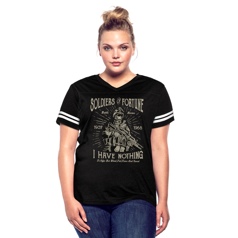 Hero Women's Cropped T-Shirt - black/white