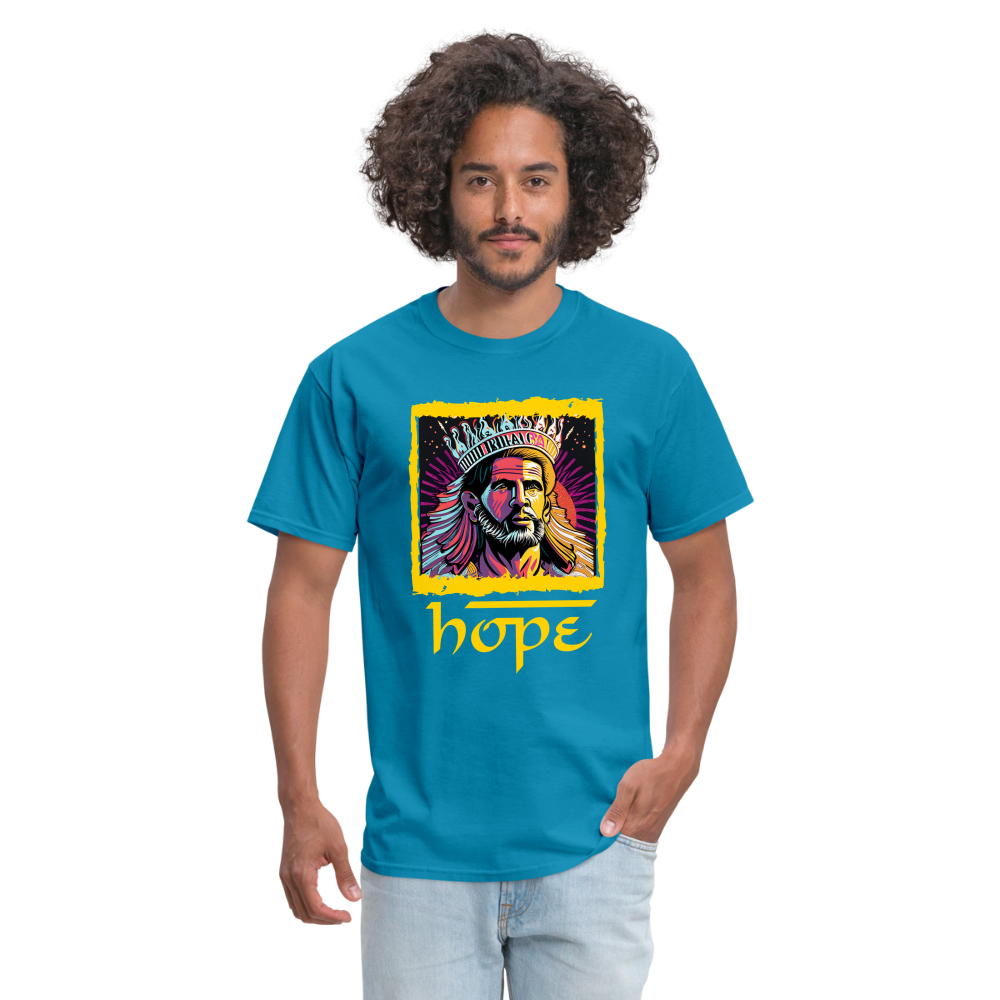 Hope Unisex Classic T-Shirt - turquoise