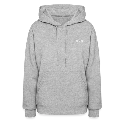 I Game What About Her? Women's Hoodie - heather gray