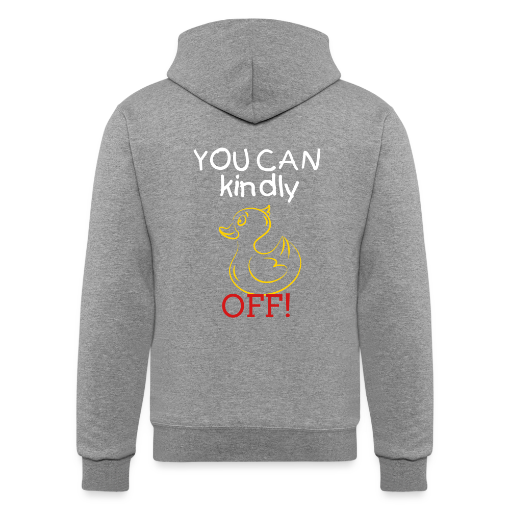 No Ducks Givin' Champion Unisex Hoodie - heather gray