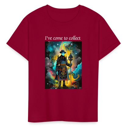 Collection Agency Kids' T-Shirt - dark red