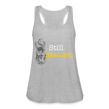 Women's Flowy Tank Top by Bella - heather gray