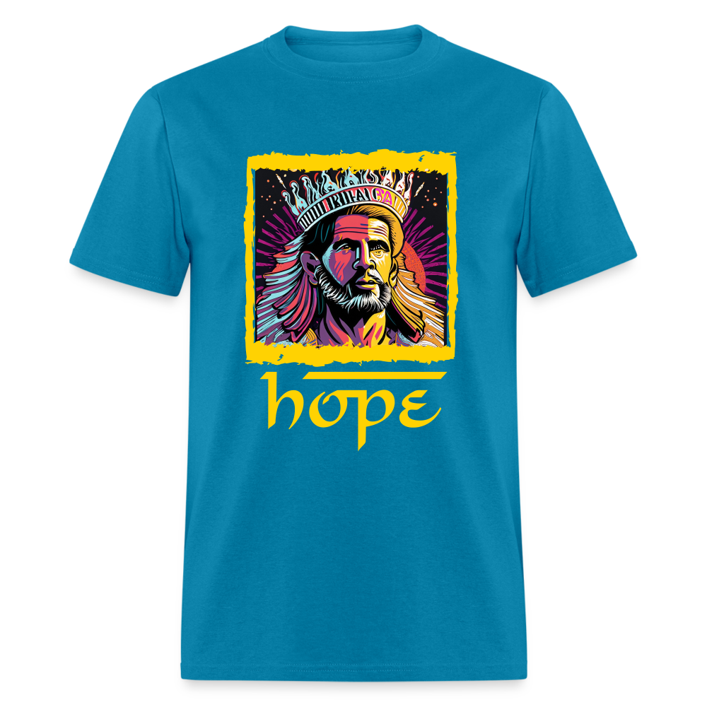 Hope Unisex Classic T-Shirt - turquoise