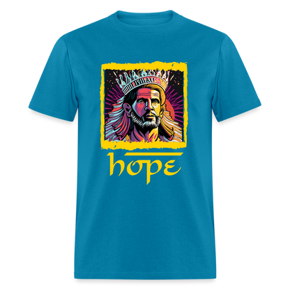 Hope Unisex Classic T-Shirt - turquoise