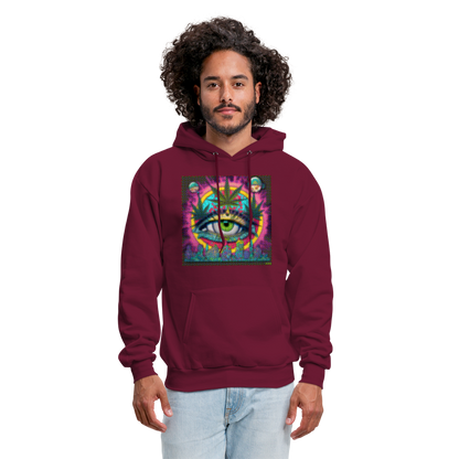 Zen and Mend Men's Hoodie - burgundy