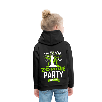 Party like a Zombie Kids‘ Premium Hoodie - black