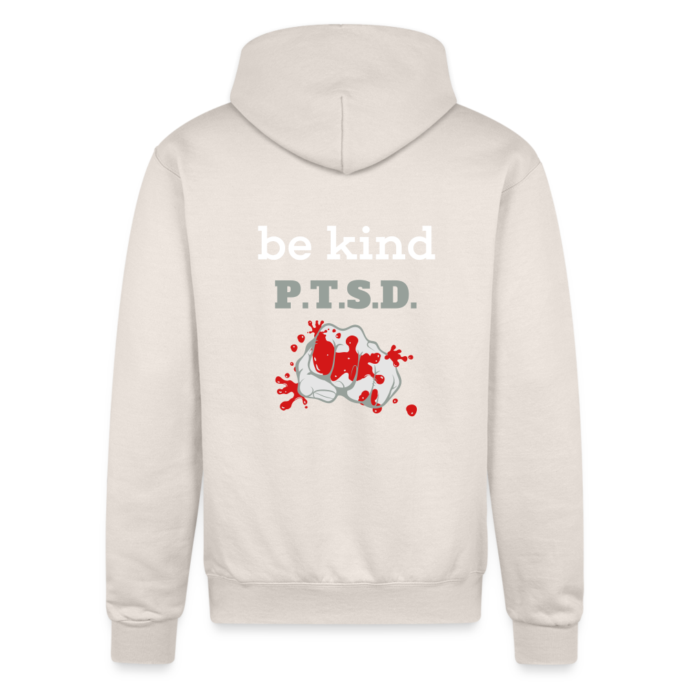 I Said Be KIND!!! Champion Unisex Powerblend Hoodie - Sand