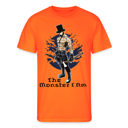 Judge my Monster Men’s 50/50 T-Shirt - neon orange