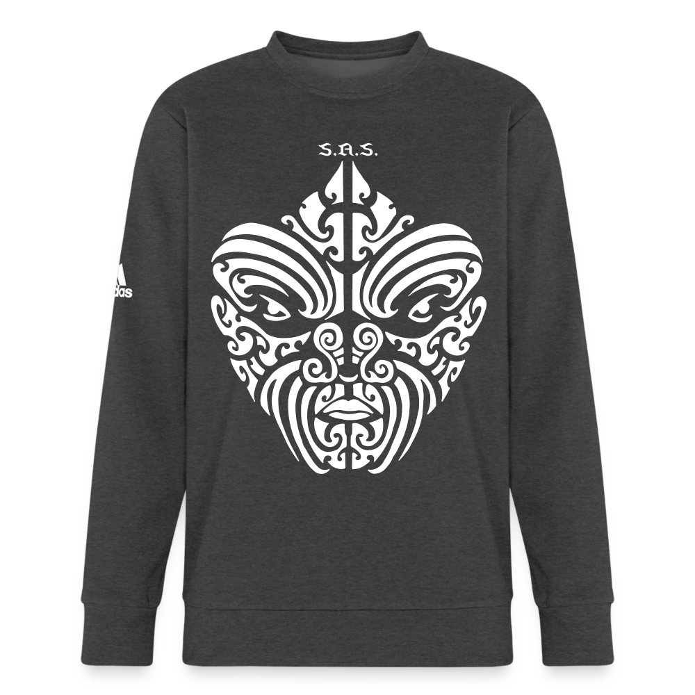 I See You Watchin' Adidas Unisex Fleece Crewneck Sweatshirt - charcoal grey