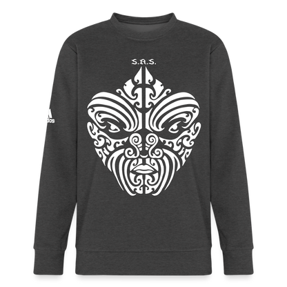 I See You Watchin' Adidas Unisex Fleece Crewneck Sweatshirt - charcoal grey