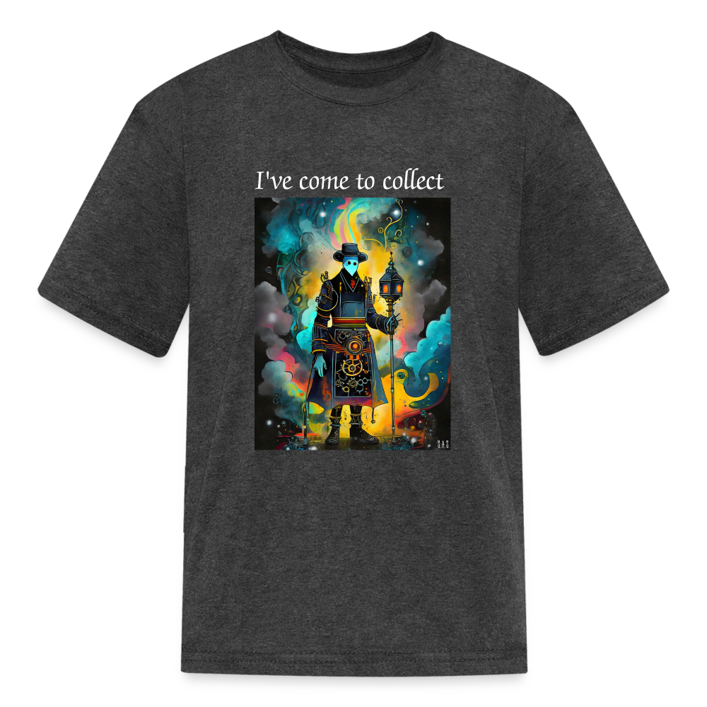 Collection Agency Kids' T-Shirt - heather black