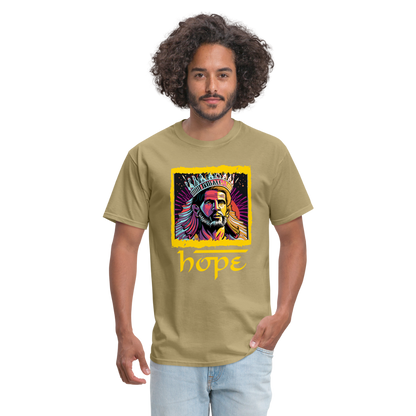 Hope Unisex Classic T-Shirt - khaki