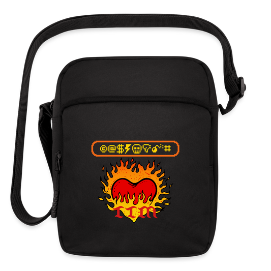 Upright Crossbody Bag - black